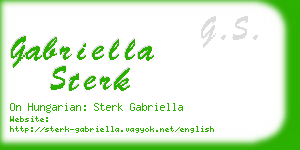 gabriella sterk business card